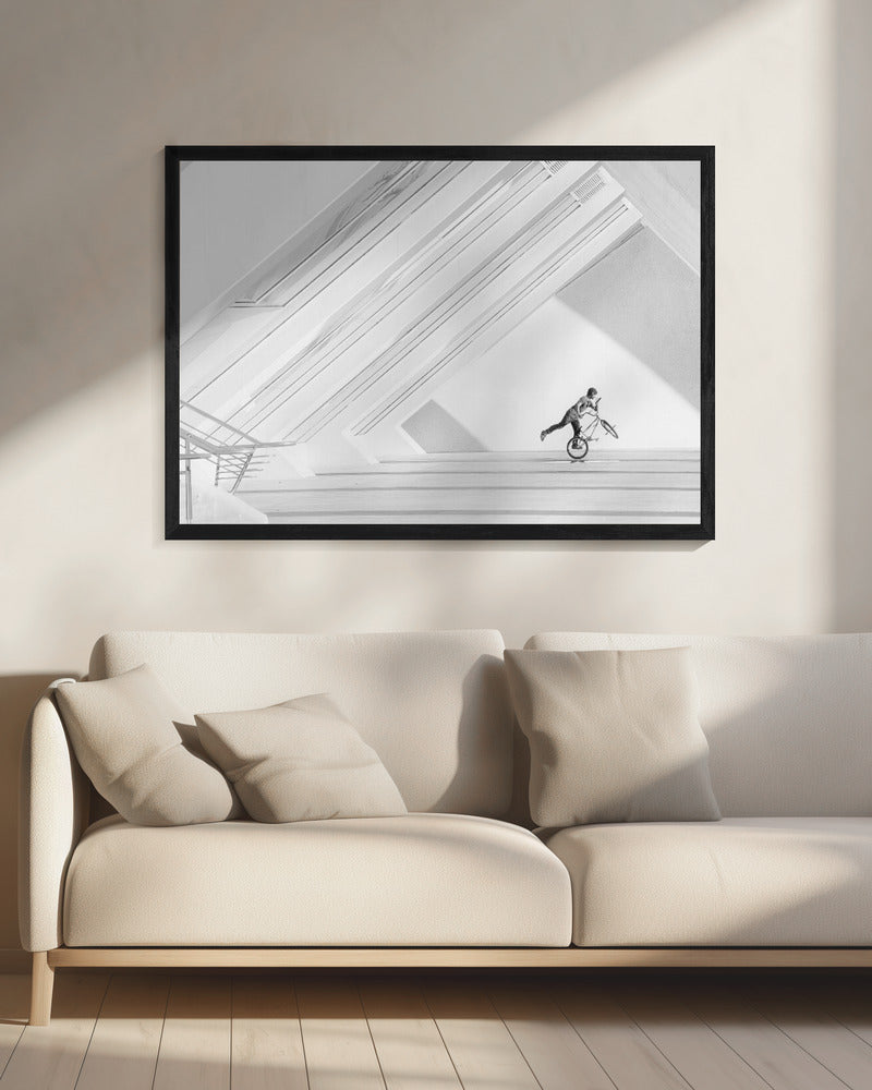 bicycle art - Poster / Art Print - interiör