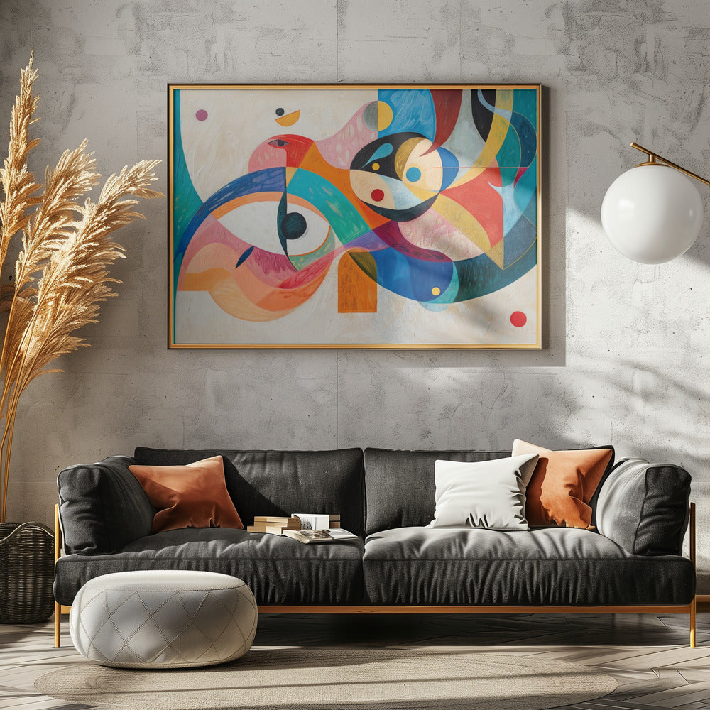 The Eyes No 1 - Poster / Art Print - interiör