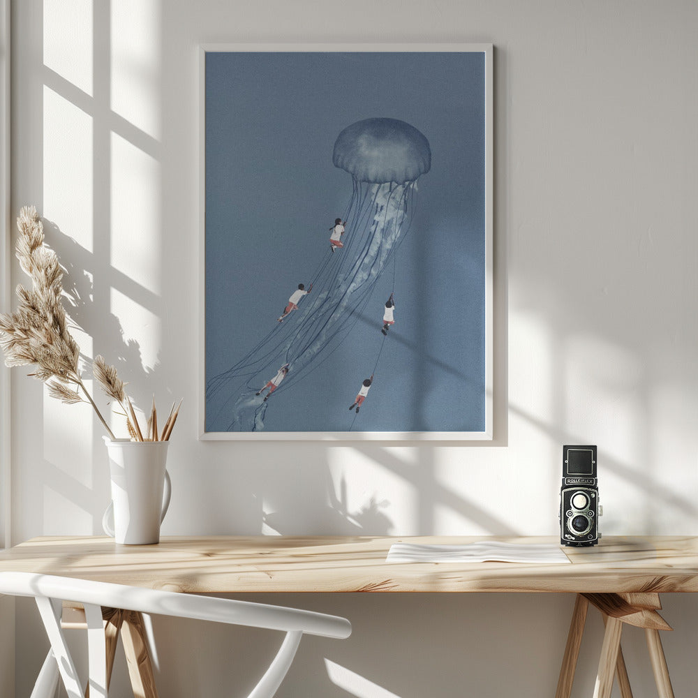 We came home smiling - Poster / Art Print - interiör