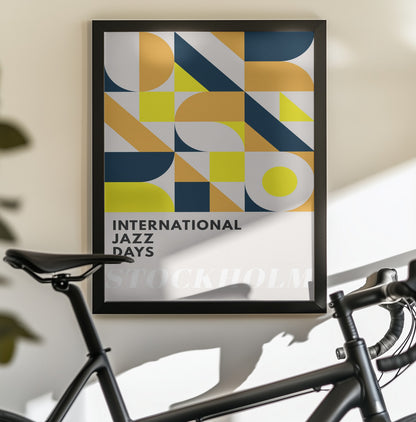 Jazz Days Stockholm - Poster / Art Print - interiör