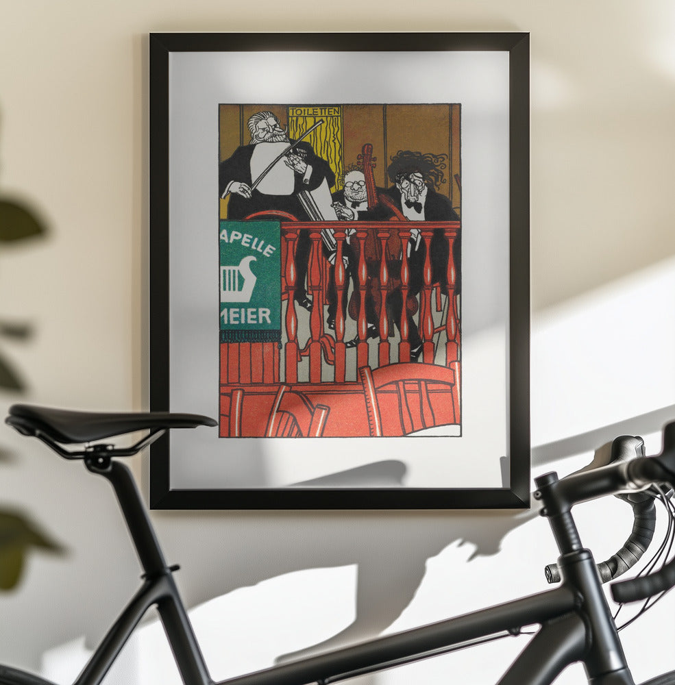 Salon Orchestra Meier - Poster / Art Print - interiör