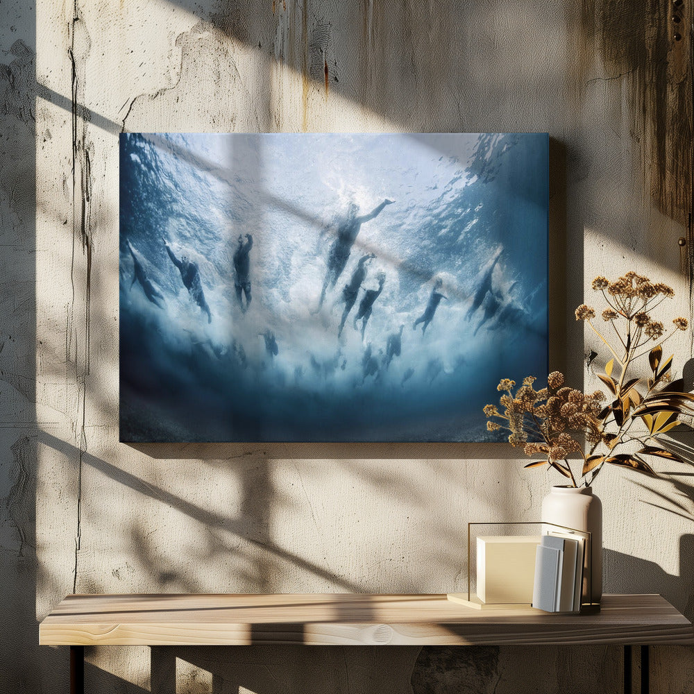 Swim - Poster / Art Print - interiör