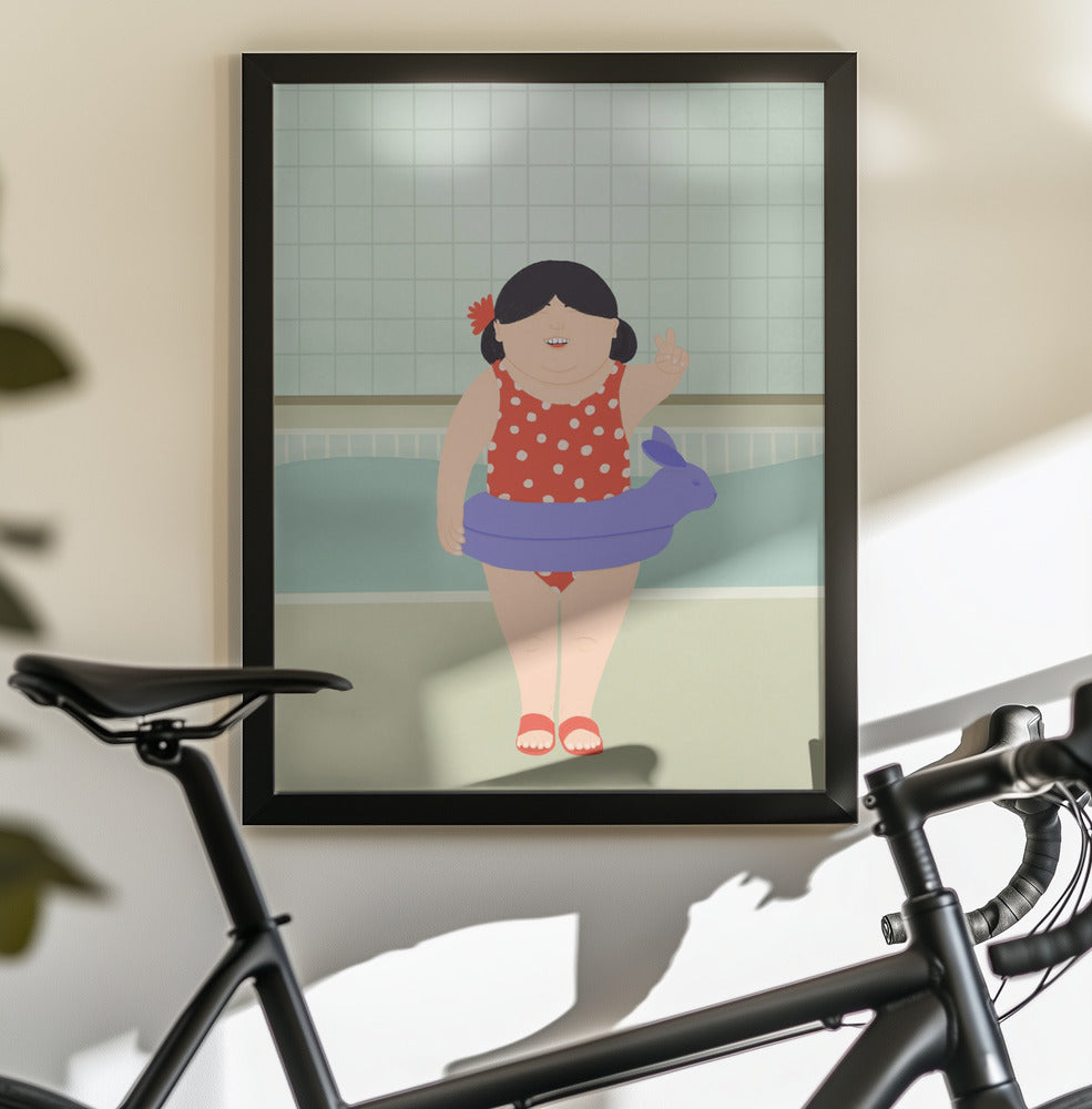 Swimming Lessons - Poster / Art Print - interiör