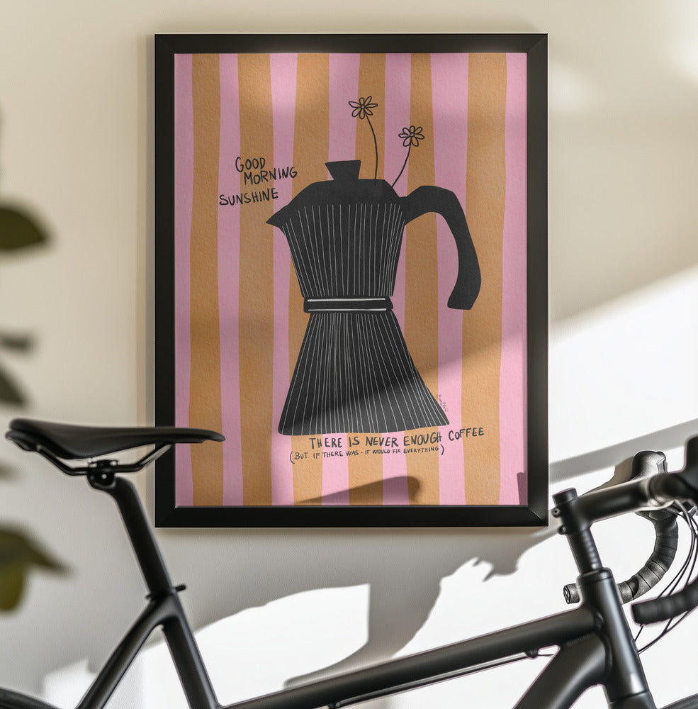 Mocca Coffee Sunshine - Poster / Art Print - interiör
