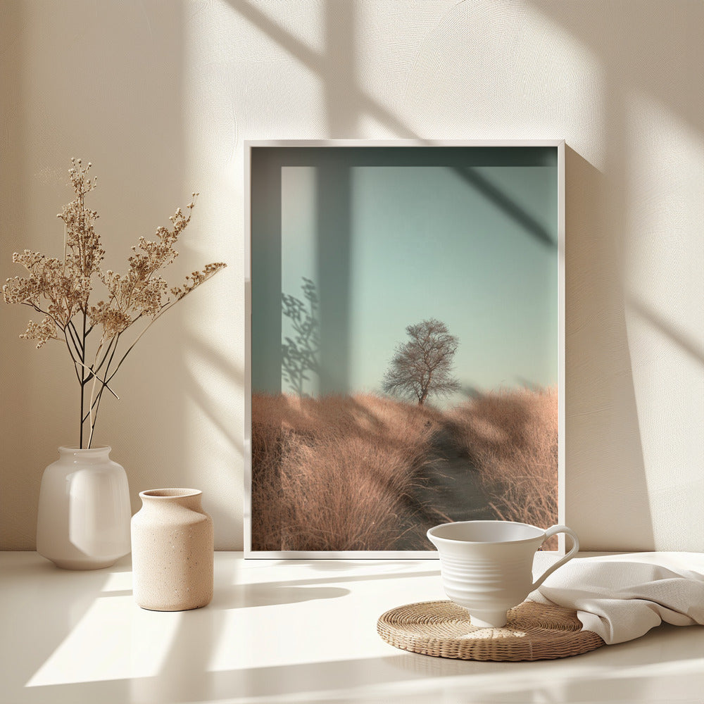 Grass and Path - Poster / Art Print - interiör