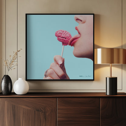 Tasty Mind - Poster / Art Print - interiör