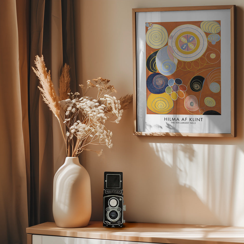 The Ten Largest No.3 Poster - Poster / Art Print - interiör