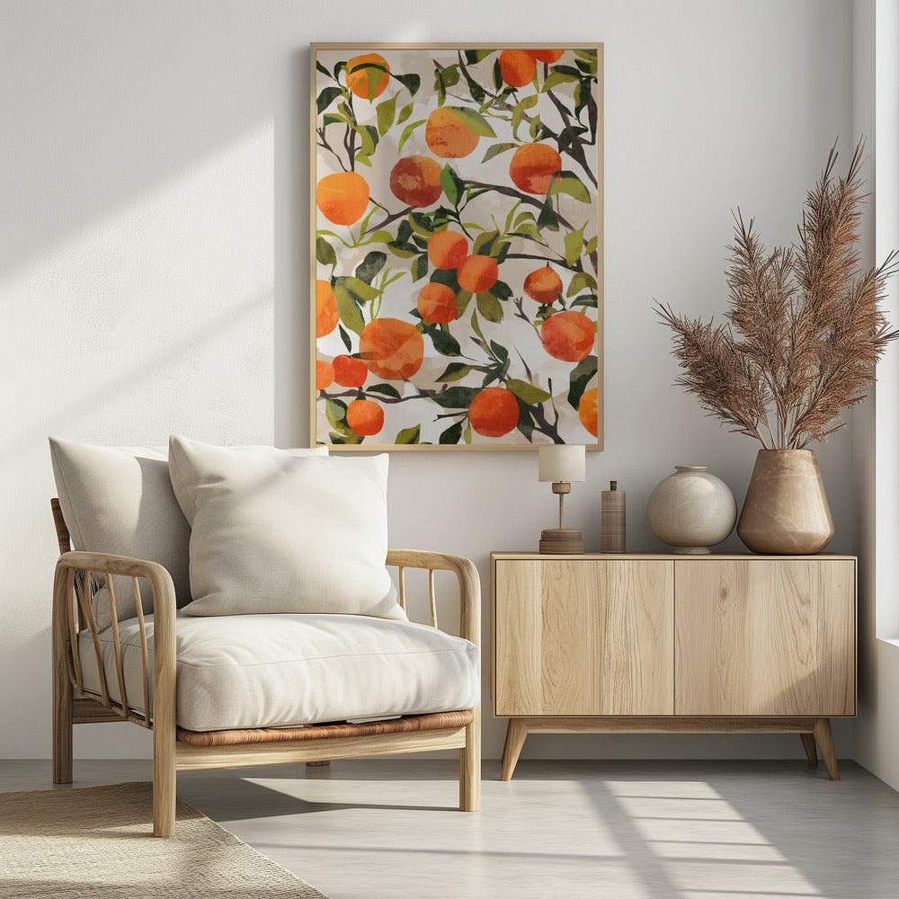 Oranges - Poster / Art Print - interiör