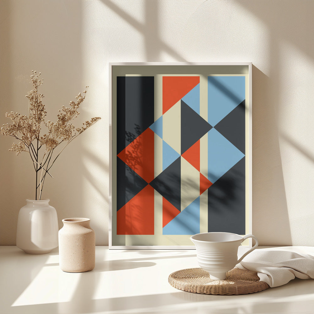 Geometric Patterns #2 - Poster / Art Print - interiör