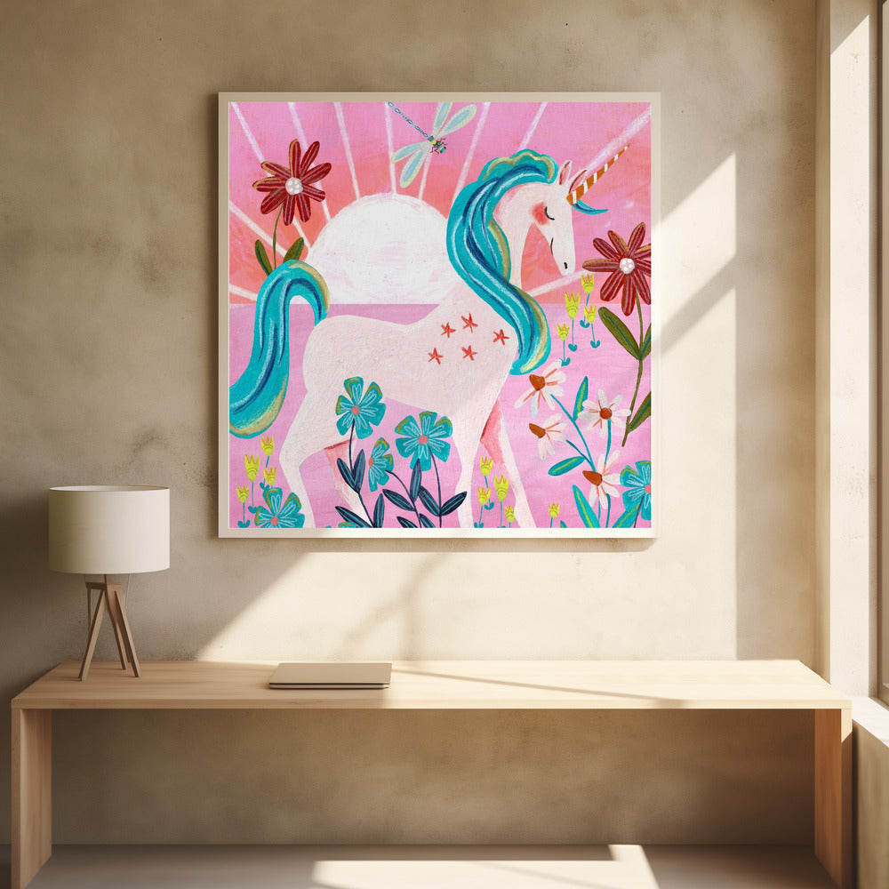 Unicorn - Poster / Art Print - interiör