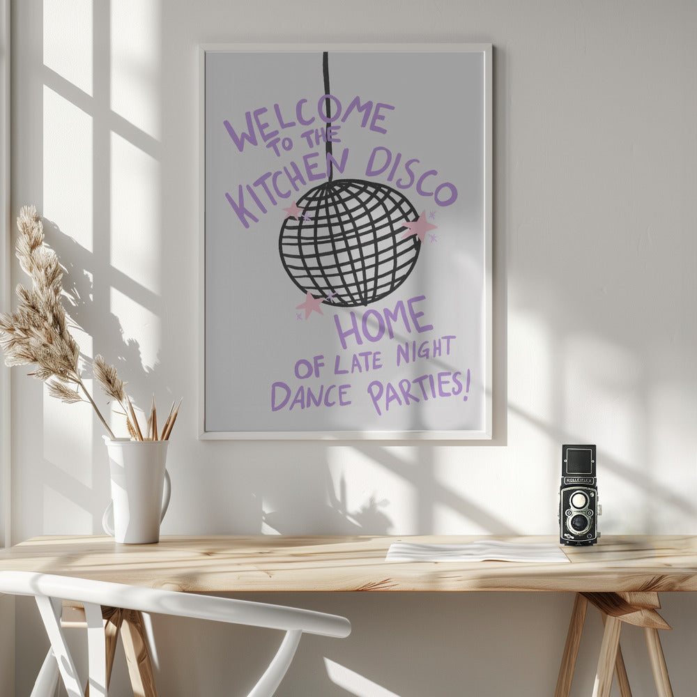 Kitchen Disco - Poster / Art Print - interiör