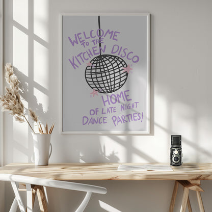 Kitchen Disco - Poster / Art Print - interiör
