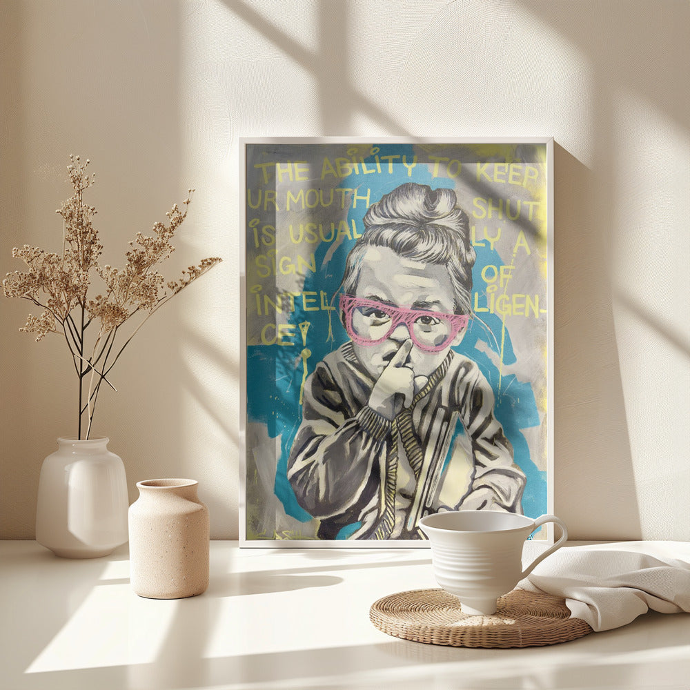Sign of intelligence - Poster / Art Print - interiör