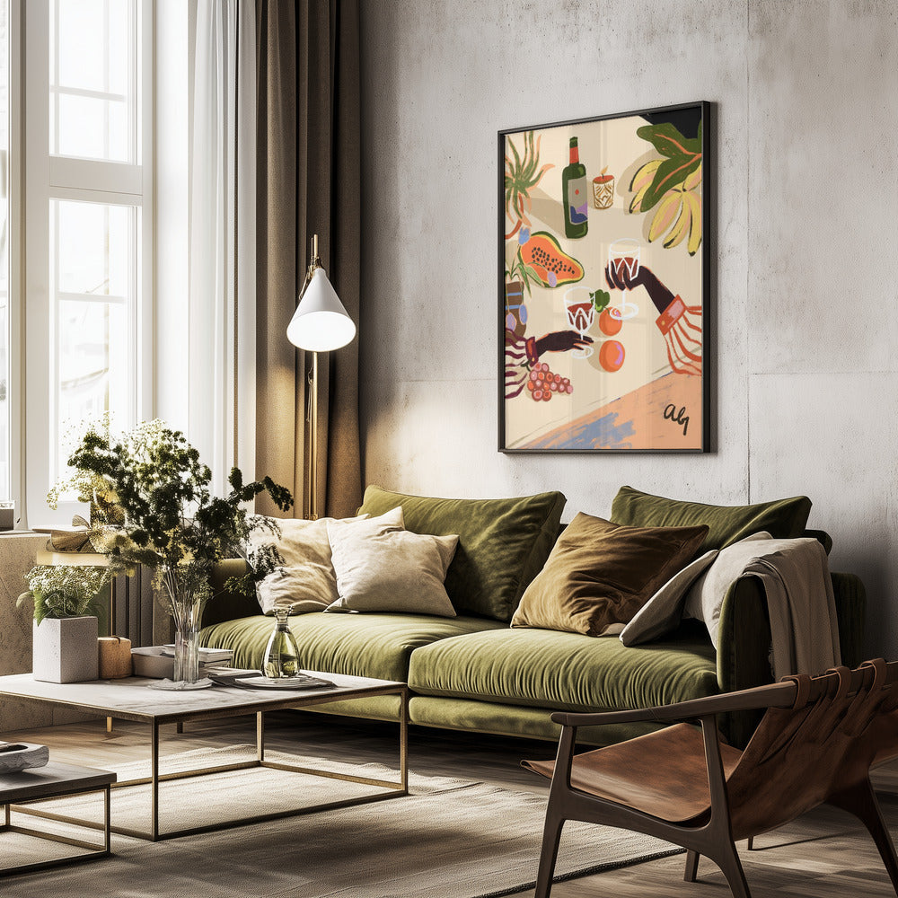 Cheers To You - Poster / Art Print - interiör