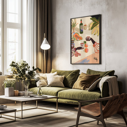 Cheers To You - Poster / Art Print - interiör