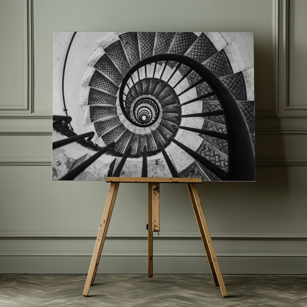 Inside the Arc de triomphe de l'Étoile - Poster / Art Print - interiör