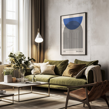 Bauhaus art 4 - Poster / Art Print - interiör