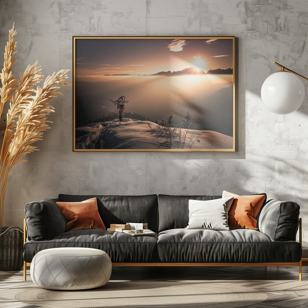 Greeting to the Sun - Poster / Art Print - interiör