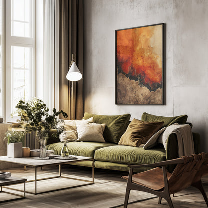 The Abstract Earth - Poster / Art Print - interiör