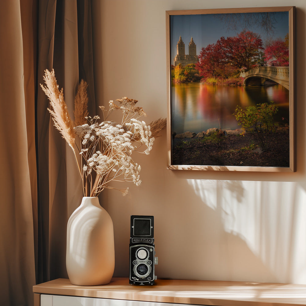 Fall in Central Park - Poster / Art Print - interiör