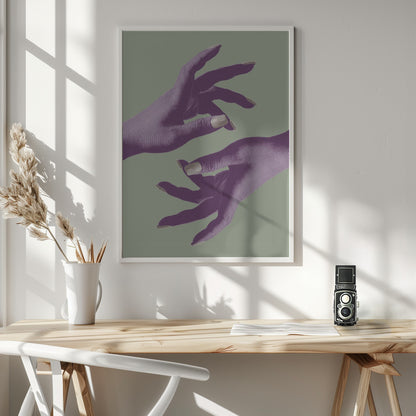 Reaching No 01 - Poster / Art Print - interiör