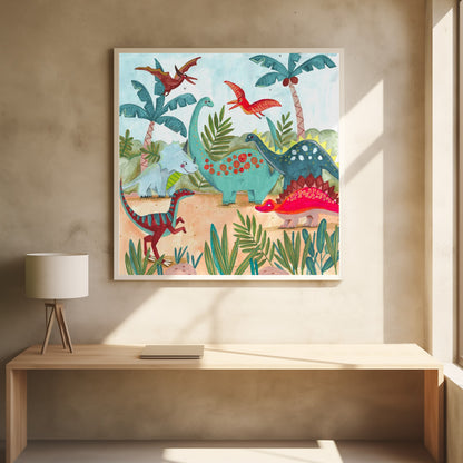 Dinosaurus - Poster / Art Print - interiör
