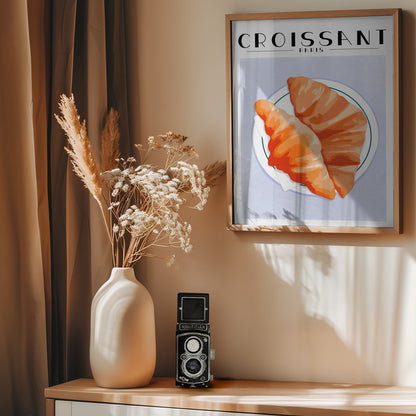 Croissant - Paris - Poster / Art Print - interiör