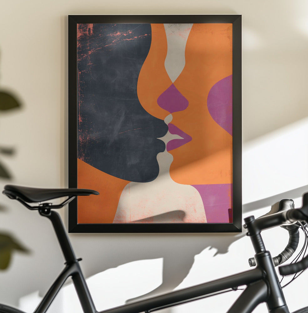 The Kiss - Poster / Art Print - interiör