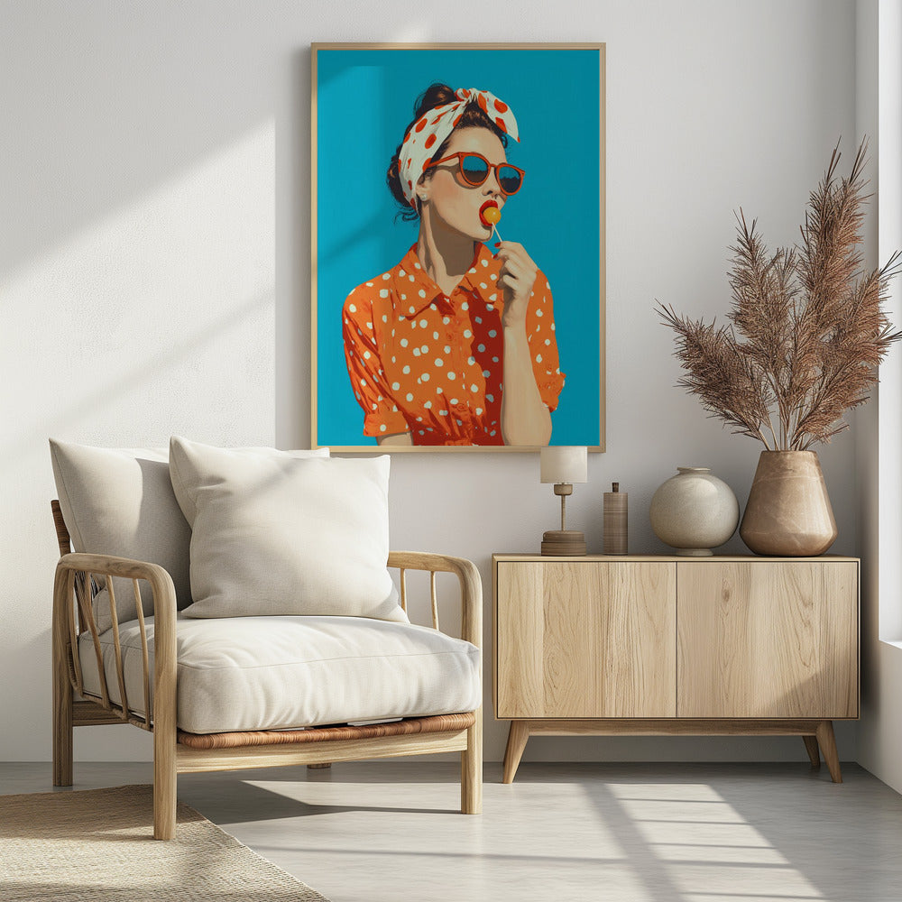Lollipop - Poster / Art Print - interiör