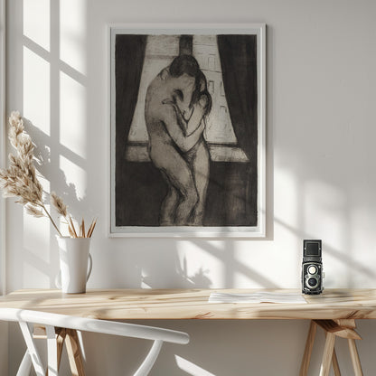 The Kiss 1895 - Poster / Art Print - interiör