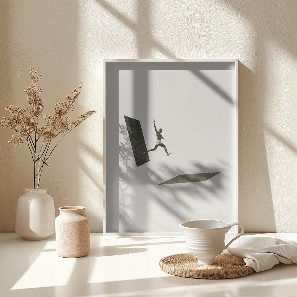 Not the one to wait - Poster / Art Print - interiör