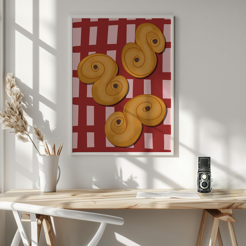 Lussebullar - Poster / Art Print - interiör