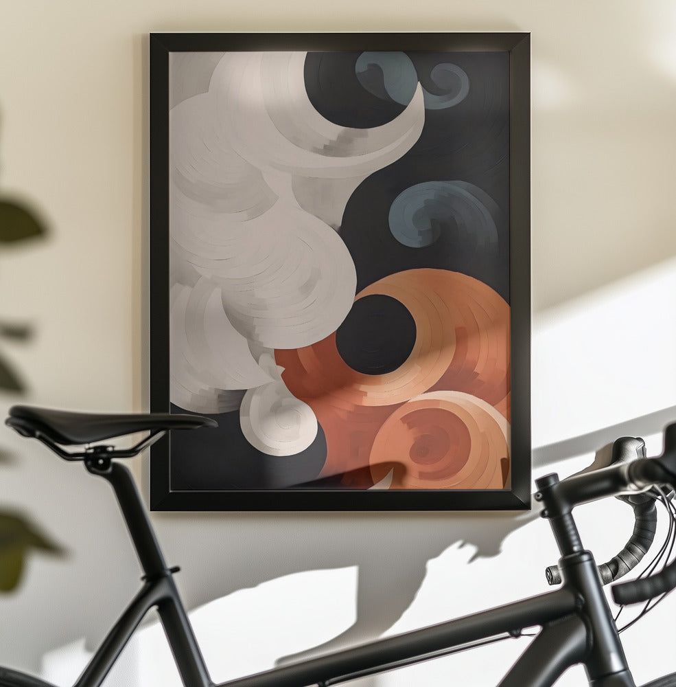 Abstract Clouds No 2 - Poster / Art Print - interiör