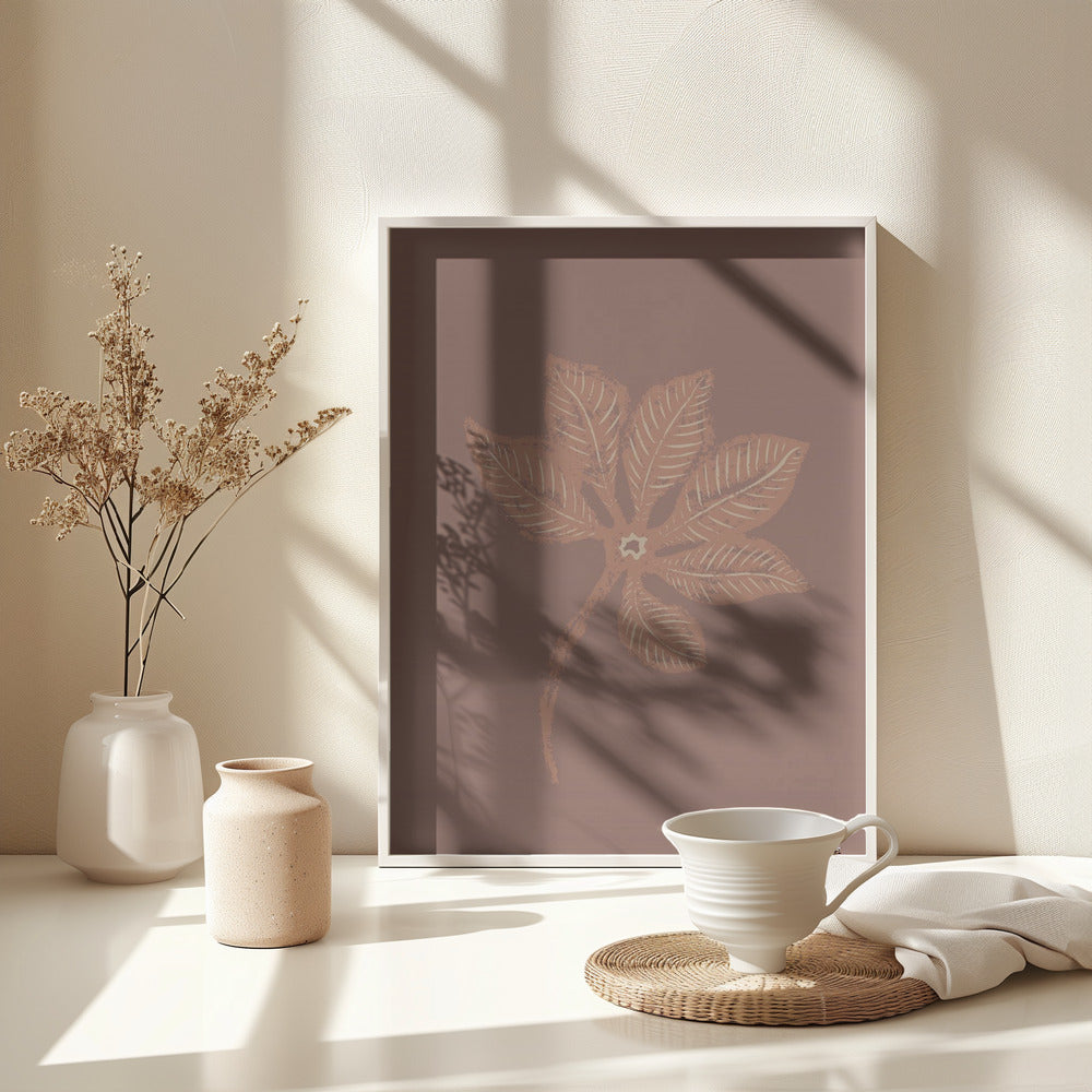 Abstract Mochs Foliage - Poster / Art Print - interiör