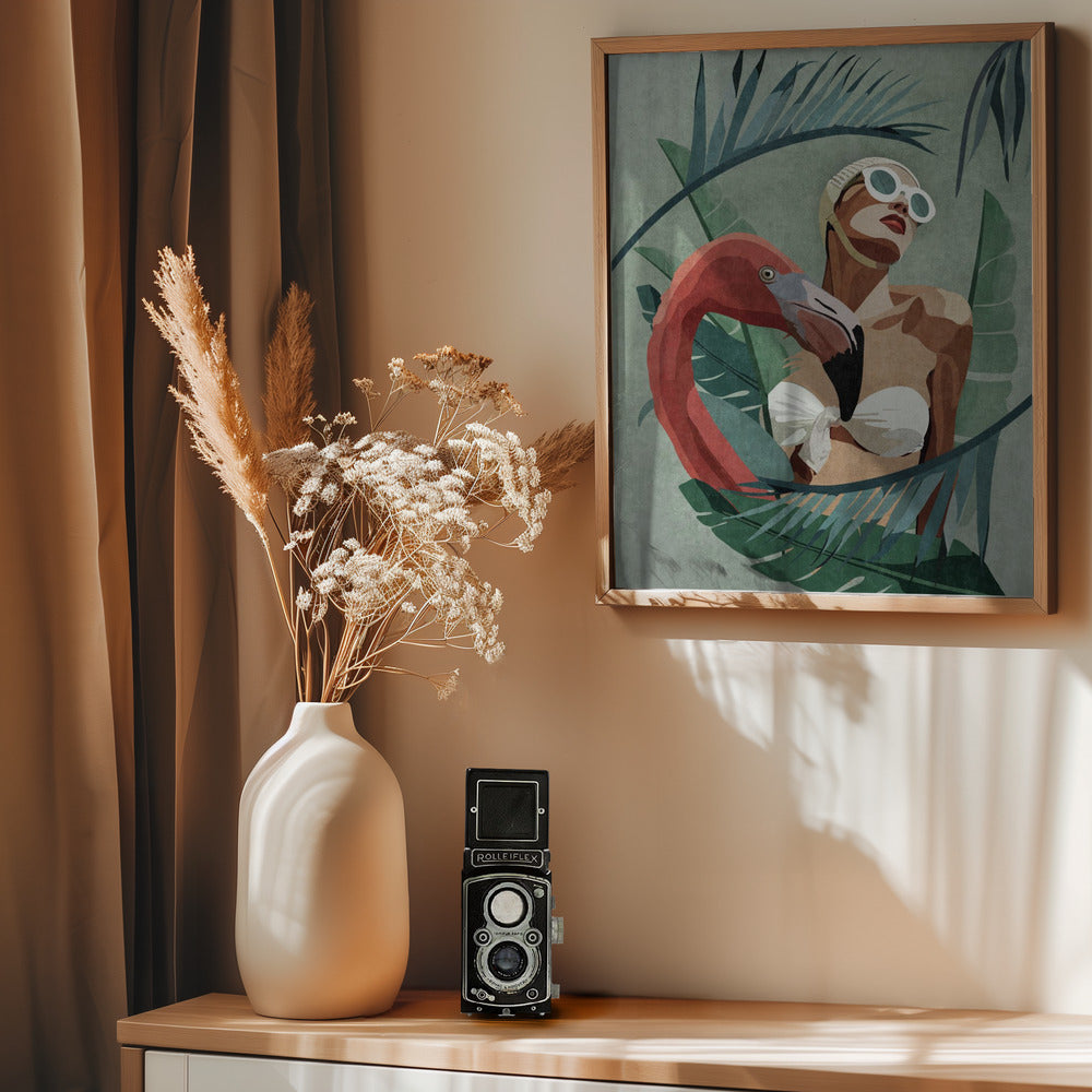 Tropical Elegance - Poster / Art Print - interiör