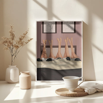 Friends - Poster / Art Print - interiör