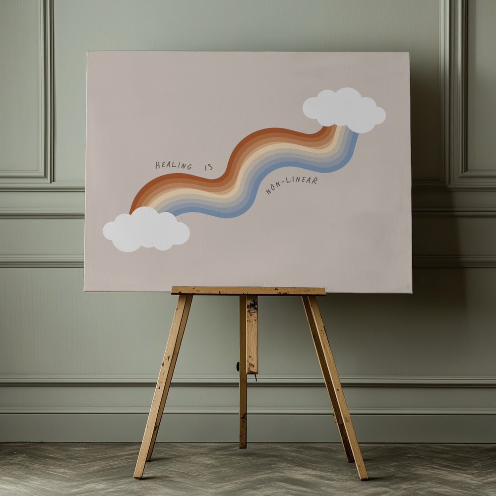 Healing Rainbow - Poster / Art Print - interiör