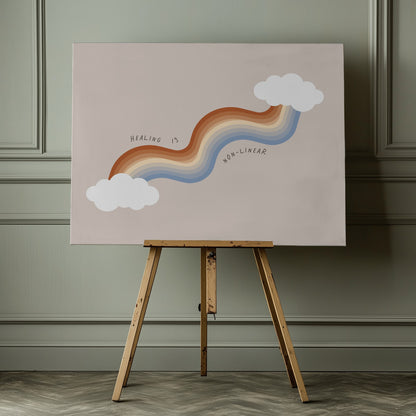 Healing Rainbow - Poster / Art Print - interiör
