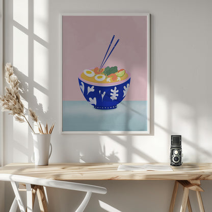 Ramen Bowl - Poster / Art Print - interiör