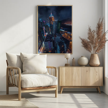 Flying Hong Kong - Poster / Art Print - interiör