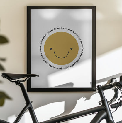 You're Doing Great - Poster / Art Print - interiör