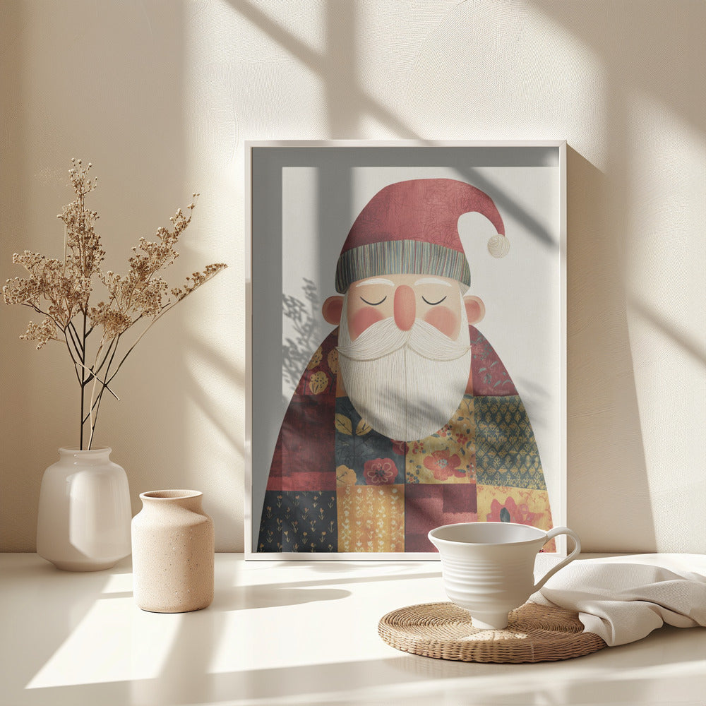 Calm Santa No 2 - Poster / Art Print - interiör