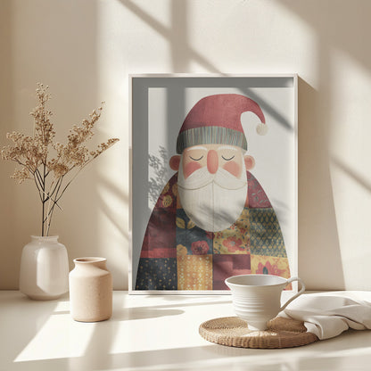 Calm Santa No 2 - Poster / Art Print - interiör