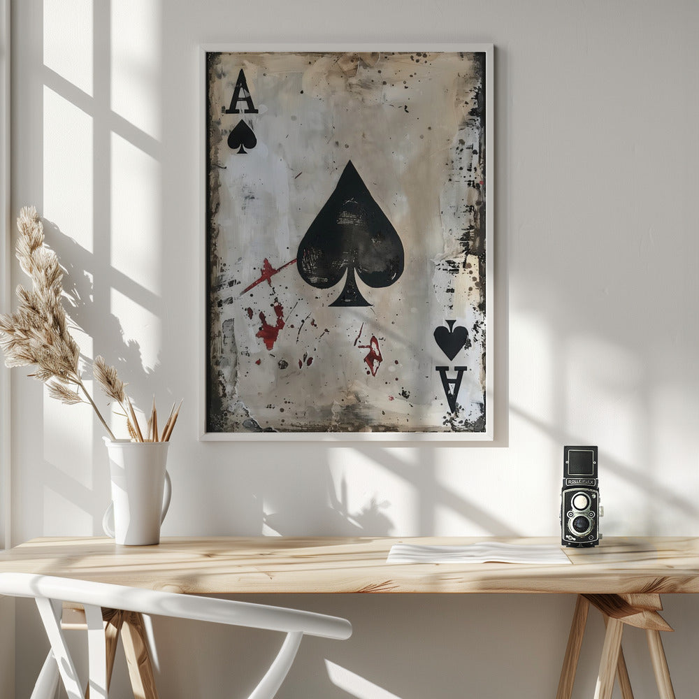 Ace of Spades - Poster / Art Print - interiör