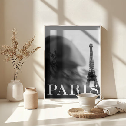 Paris Text 4 - Poster / Art Print - interiör