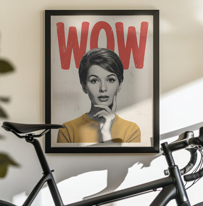 Wow - Poster / Art Print - interiör