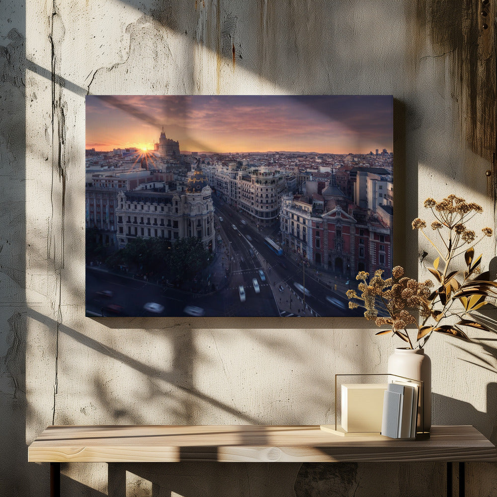 Madrid city - Poster / Art Print - interiör