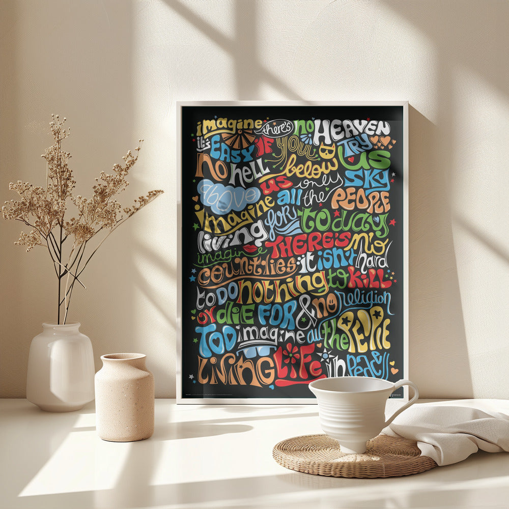 Imagine - Poster / Art Print - interiör