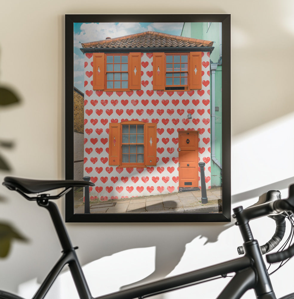 Valentines Day House - Poster / Art Print - interiör