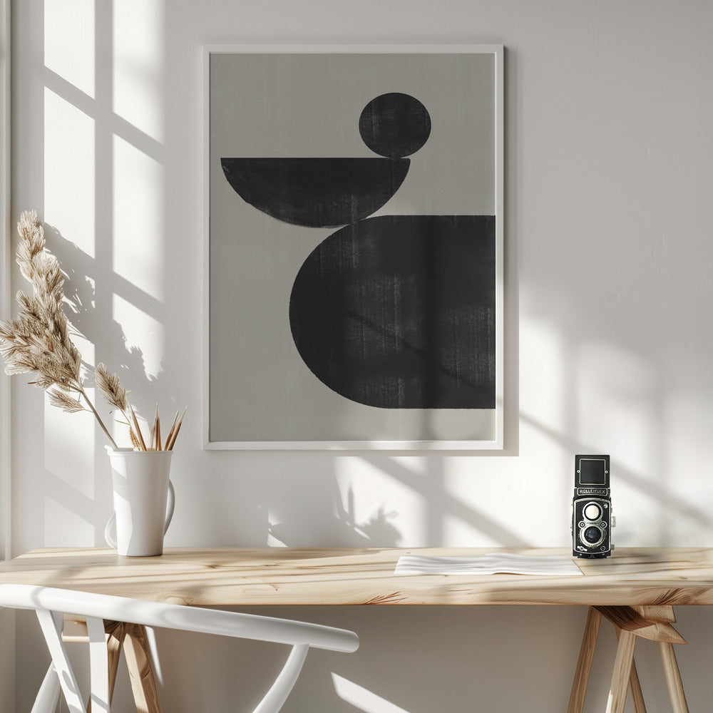 Shape Study No3. - Poster / Art Print - interiör